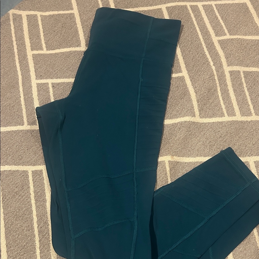 Lotus Leggings Deep Teal Activewear